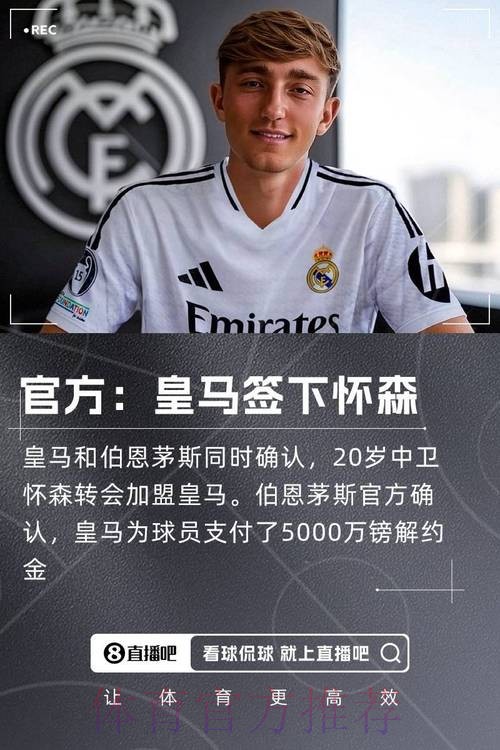 若无法与皇马达协议 怀森将考虑其它英超球队报价